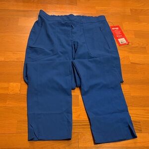 Grey's Anatomy Blue Elastic-Waist Scrub Pants